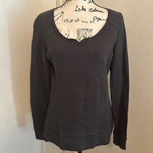 Carthartt Gray Pullover Long Sleeve Top Casual Comfy